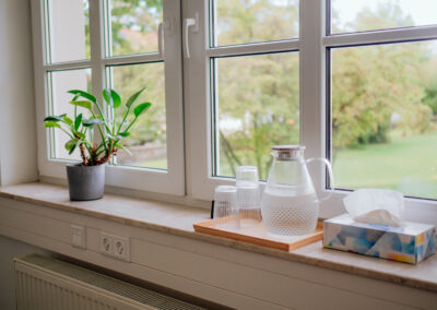 Etwas zu Trinken steht immer bereit